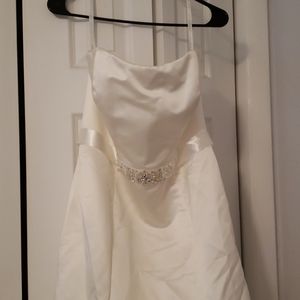 David's Bridal NWT Fit & Flare Trumpet Gown